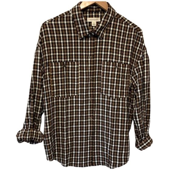 Treasure & Bond Plaid Shirt Medium NWT - Picture 1 of 8